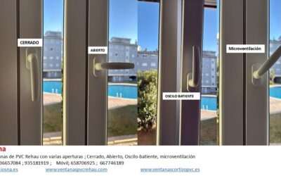 Ventana PVC oscilobatiente Esparraguera